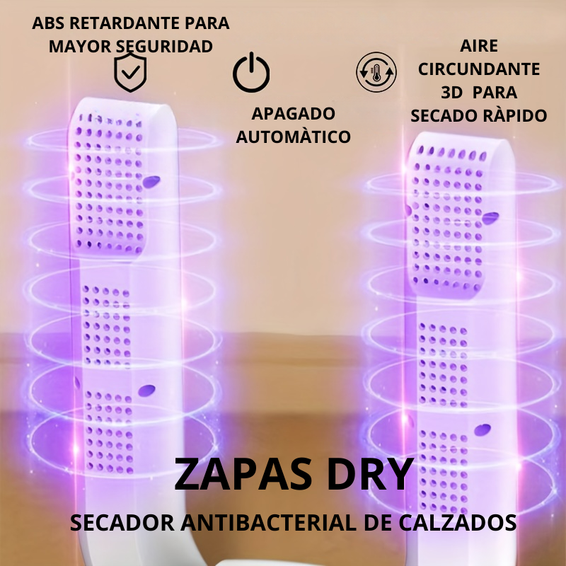 Zapas Dry - Secador Antibacterial de Calzados