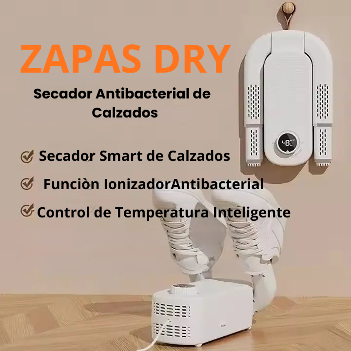 Zapas Dry - Secador Antibacterial de Calzados